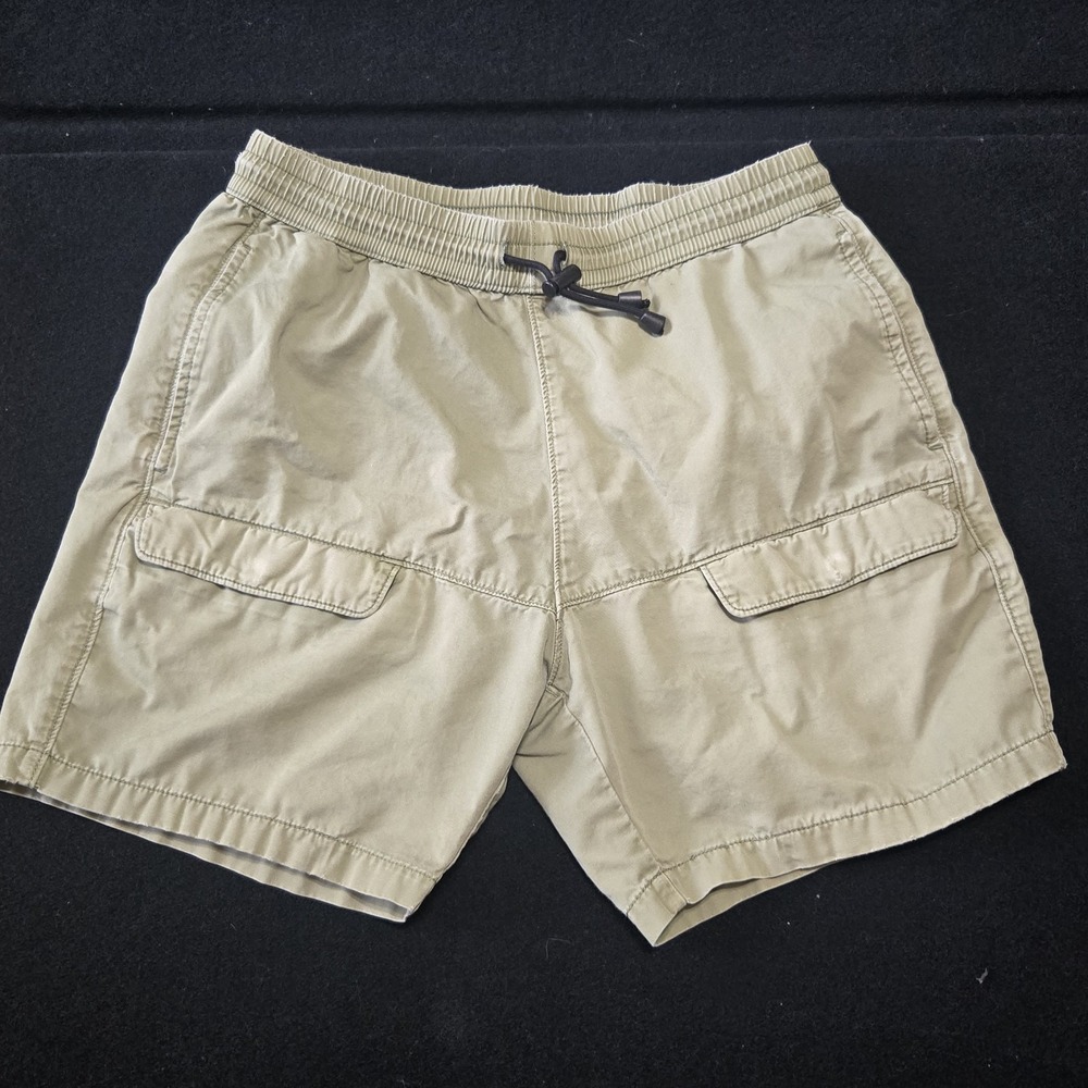 Levi's Trail Cargo Shorts Mens S Olive Green 100% Cotton Hiking Camping *note